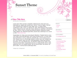 Sunset Theme premium WordPress theme Sunset Theme premium WordPress theme
