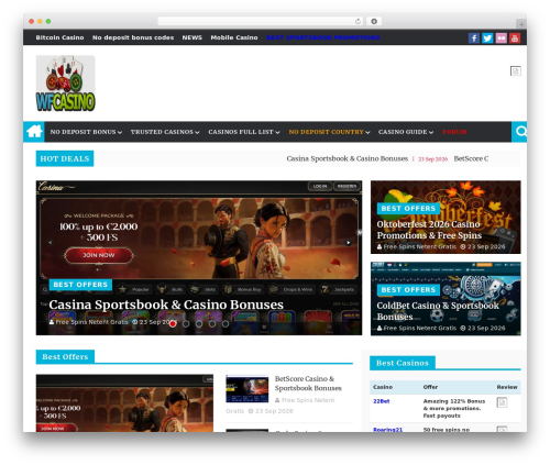 Theme WordPress htmag - wfcasino.com