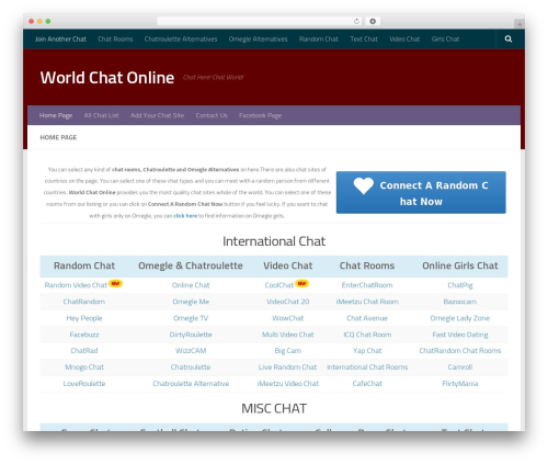 Theme WordPress Hueman - worldchatonline.com