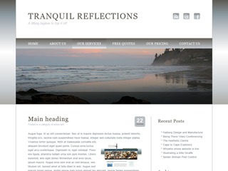 Theme WordPress Tranquil Reflections Theme WordPress Tranquil Reflections