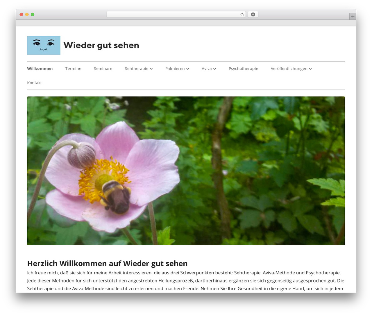 Tiny Framework theme WordPress free - wiedergutsehen.de