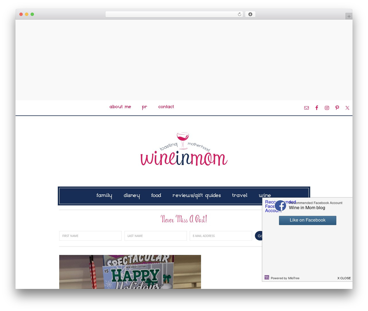 WordPress theme Divine Theme - wineinmom.com WordPress theme Divine Theme - wineinmom.com