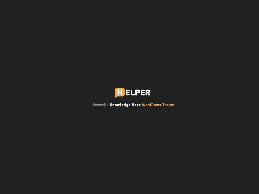 WordPress theme Helper by ThemeWarrior