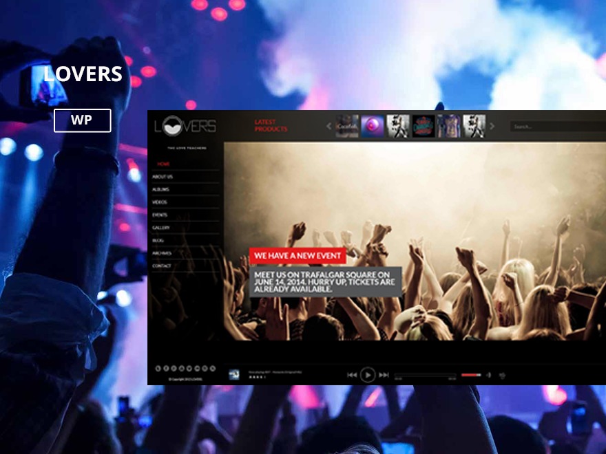 WordPress theme Lovers by TeslaThemes