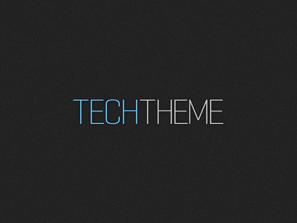 WordPress theme Organic Tech Theme (Black)
