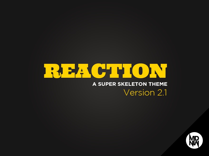 WordPress theme Reaction