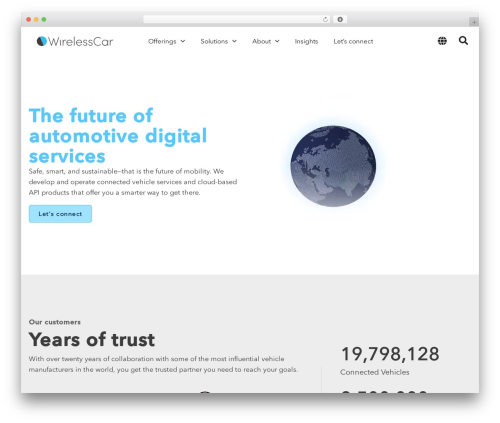 WordPress theme WirelessCar - wirelesscar.com