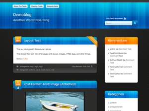 WordPress website theme Bloxy Two