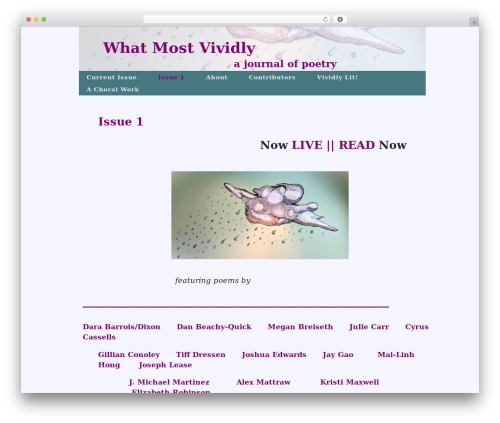 Ambiru WordPress theme - whatmostvividly.com
