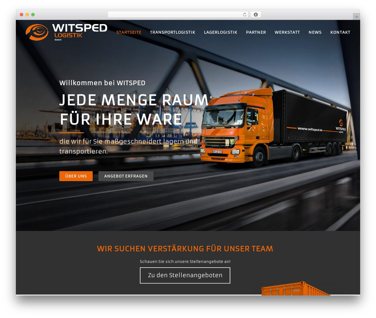 Best WordPress theme Cargo - witsped.de