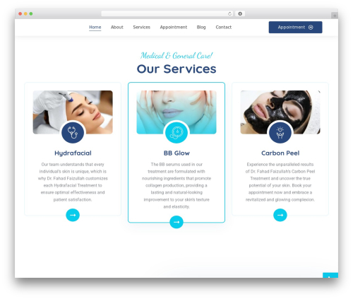Best WordPress theme Medixi - drfahadfaizullah.com