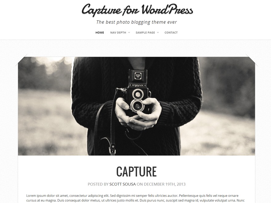 Capture Pro wallpapers WordPress theme Capture Pro wallpapers WordPress theme