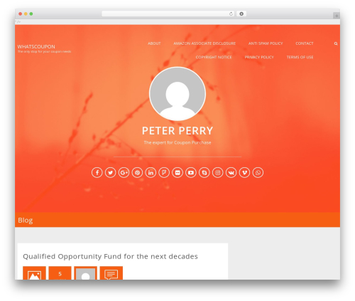 Convac Lite free WordPress theme - whatscoupon.com