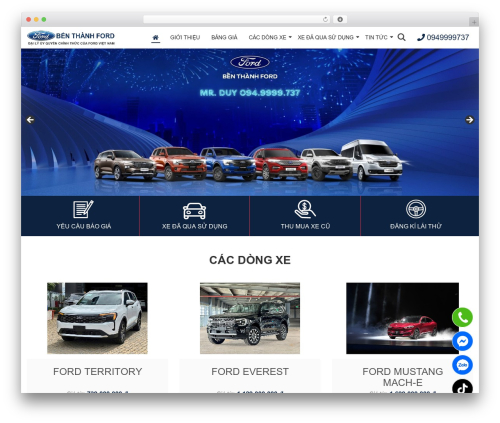 creativeframework premium WordPress theme - ford-benthanh.com
