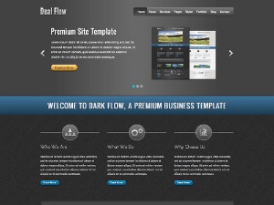 Dual Flow personal WordPress theme by CosmoCoder