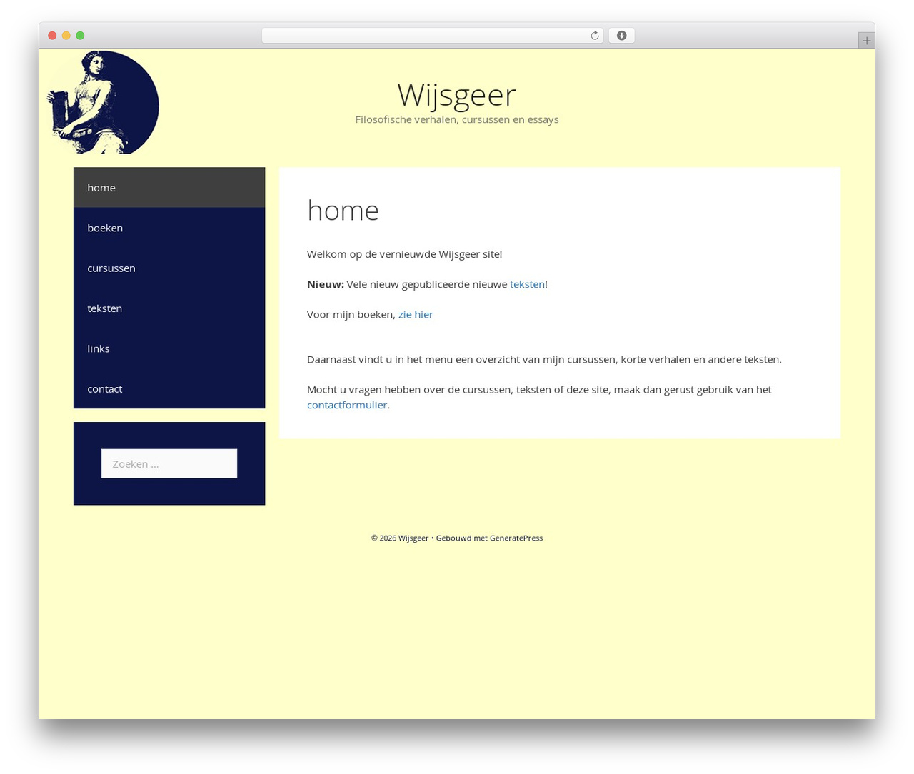 GeneratePress theme WordPress free - wijsgeer.nl