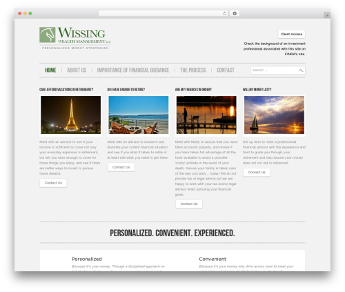 Hannari WordPress theme - wissingwealthmanagement.com