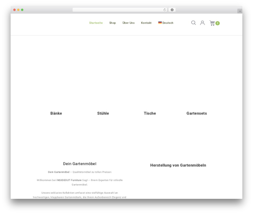 Kastery WordPress theme design - insideout-furniture.ch