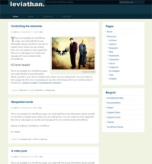 Leviathan WordPress theme Leviathan WordPress theme