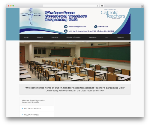 Lucid theme WordPress - weot.ca/site