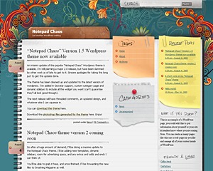 Notepad Chaos WP theme Notepad Chaos WP theme