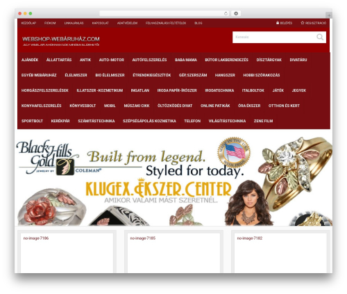Responsive Business Theme WordPress theme - webshop-webaruhaz.com/online