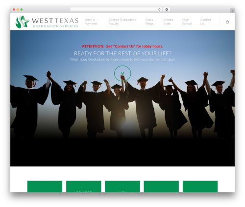 Salient theme WordPress - westtexasgrad.com