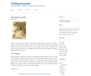 Simple Foundation WordPress theme design by Ash Haque