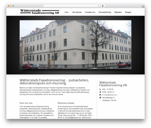 AJAX Contact (ajax-contact) free WordPress plugin - wfasad.se
