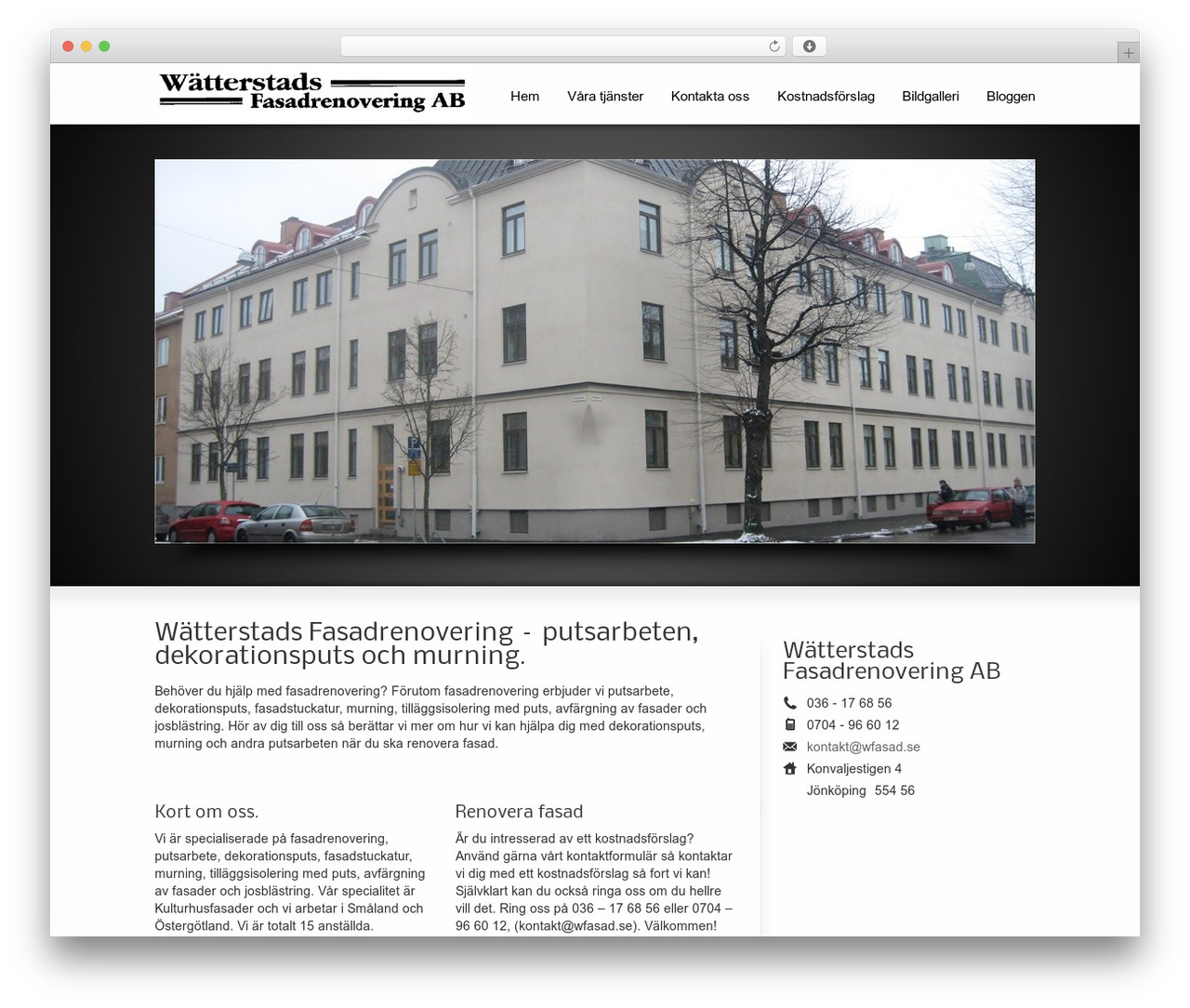 Striking theme WordPress - wfasad.se
