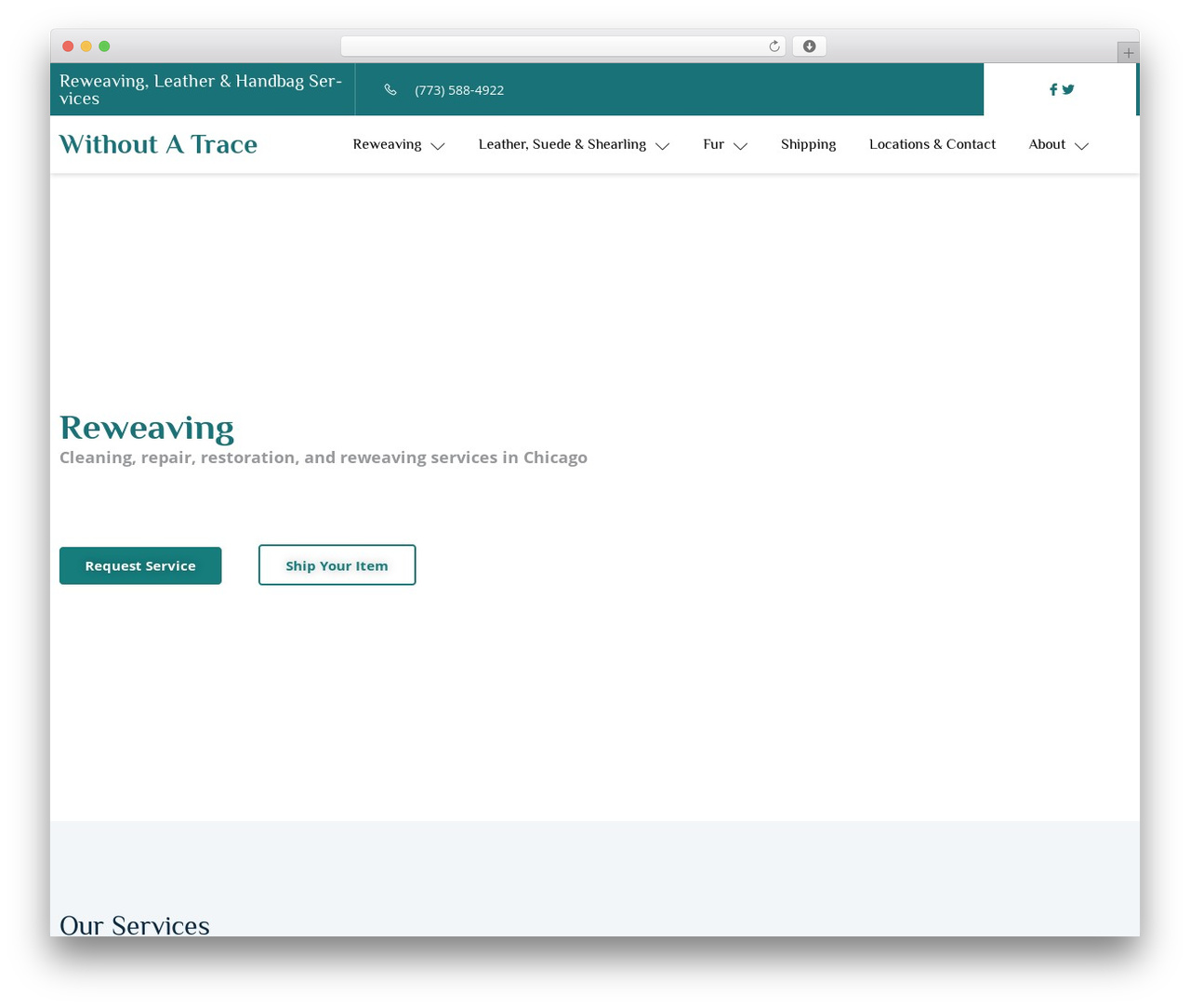 Tanzanite WP theme - withoutatrace.com