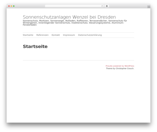 Theme WordPress Elucidate - wenzel-sonnenschutz.de