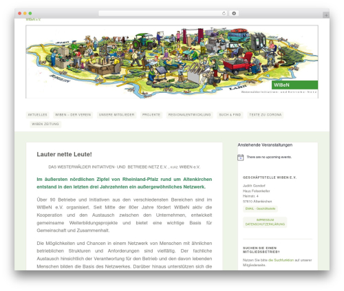Theme WordPress Bugis - wiben.de