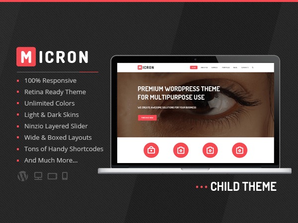 Theme WordPress Micron Child Theme WordPress Micron Child
