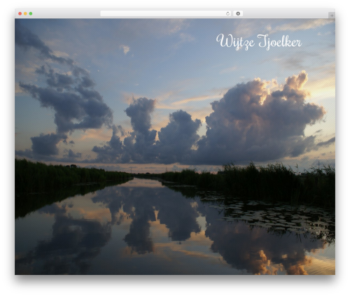 theme1521 WP theme - wijtze-tjoelker.nl