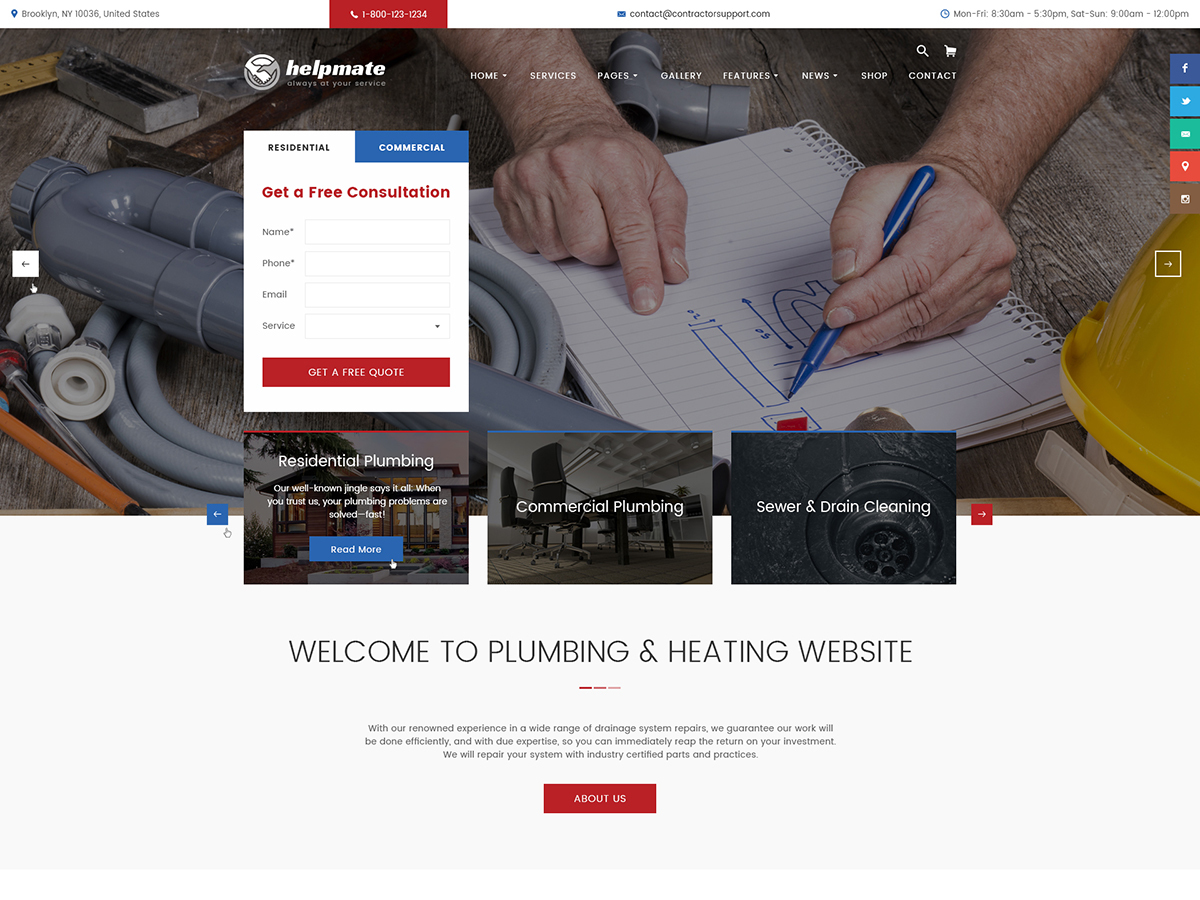 WordPress theme Helpmate WordPress theme Helpmate