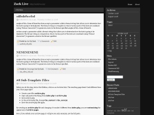 WordPress theme Black n White WordPress theme Black n White