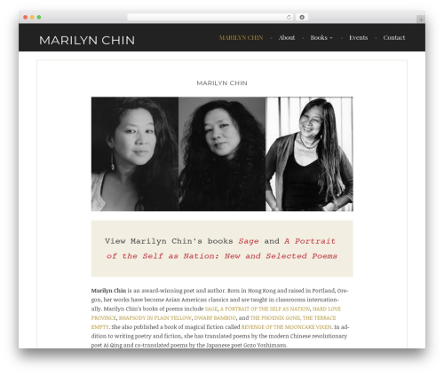 WordPress theme Canape - marilynchin.org