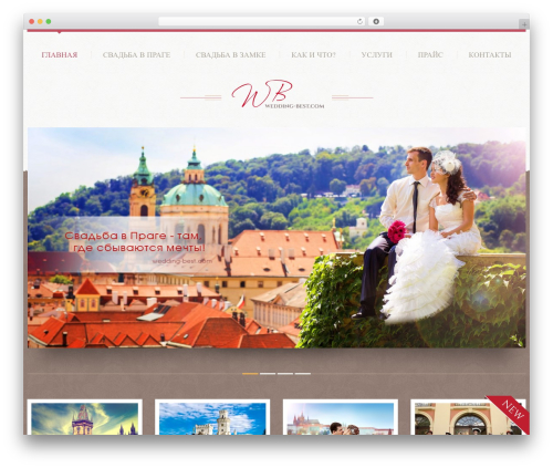 WordPress theme cherry - wedding-best.com
