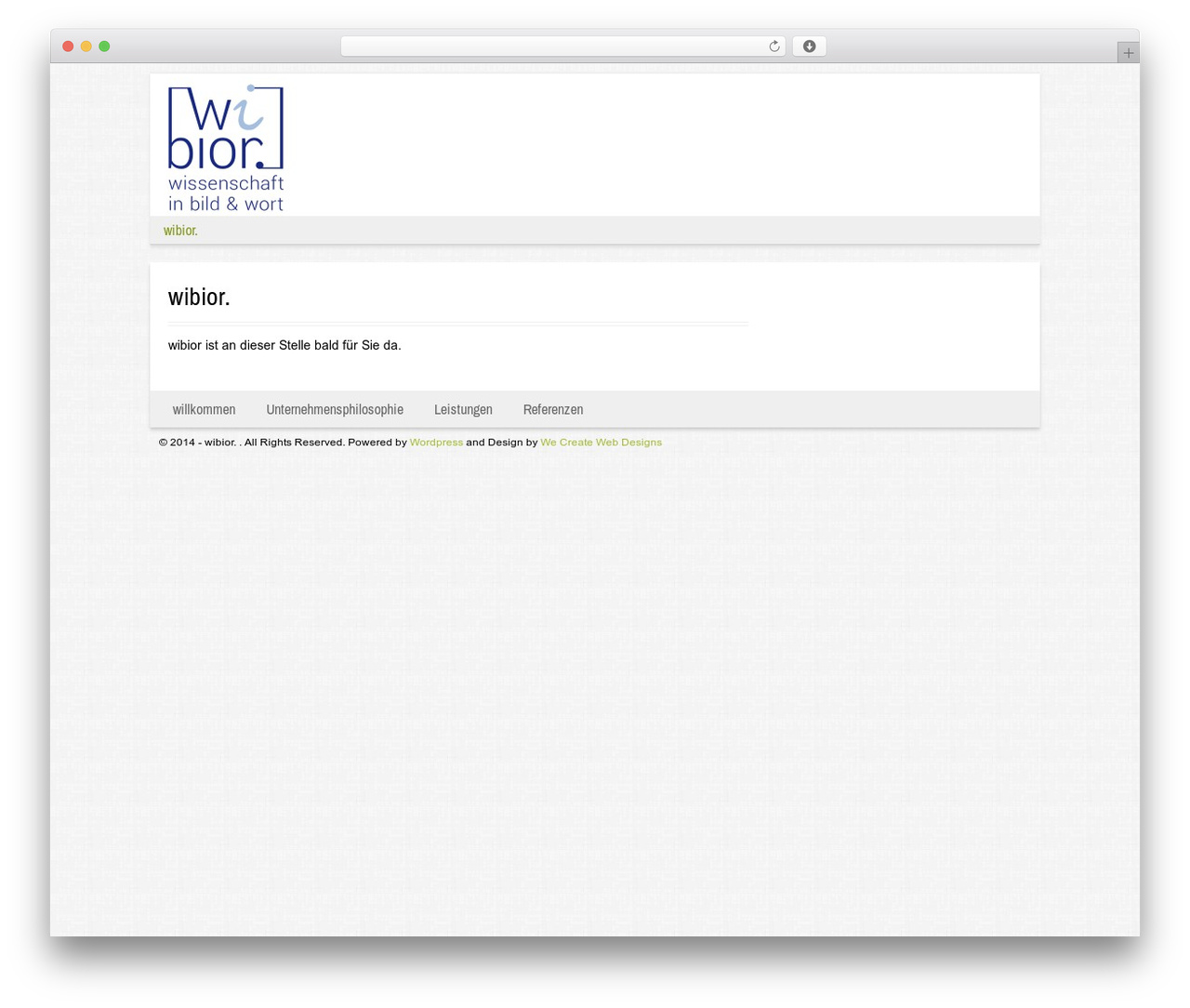 WordPress theme Elisium - wibior.com