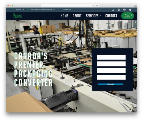 WordPress theme Industify - 4cornerconversions.com