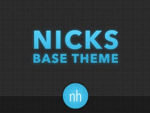 WordPress theme Nicks Base Theme