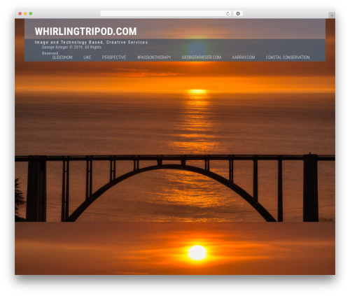 WordPress theme Panorama Pro - whirlingtripod.com