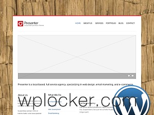 WordPress theme Presenter WP by bitpub