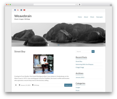 WordPress theme Spacious Pro - weavebrain.com.au