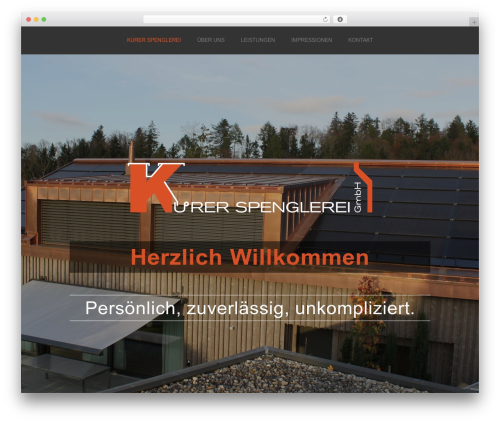 WordPress theme Untitled - kurer-spenglerei.ch