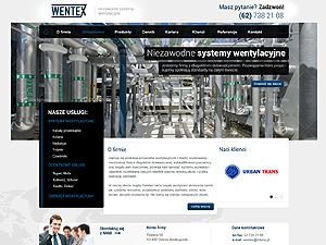 WordPress theme Wentex by websitegroup
