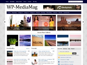 WP-MediaMag 1.0 Basic WordPress shopping theme by Solostream Global Media