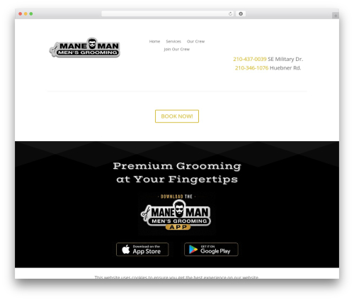 Leap cookie consent WordPress plugin - manemanmensgrooming.com