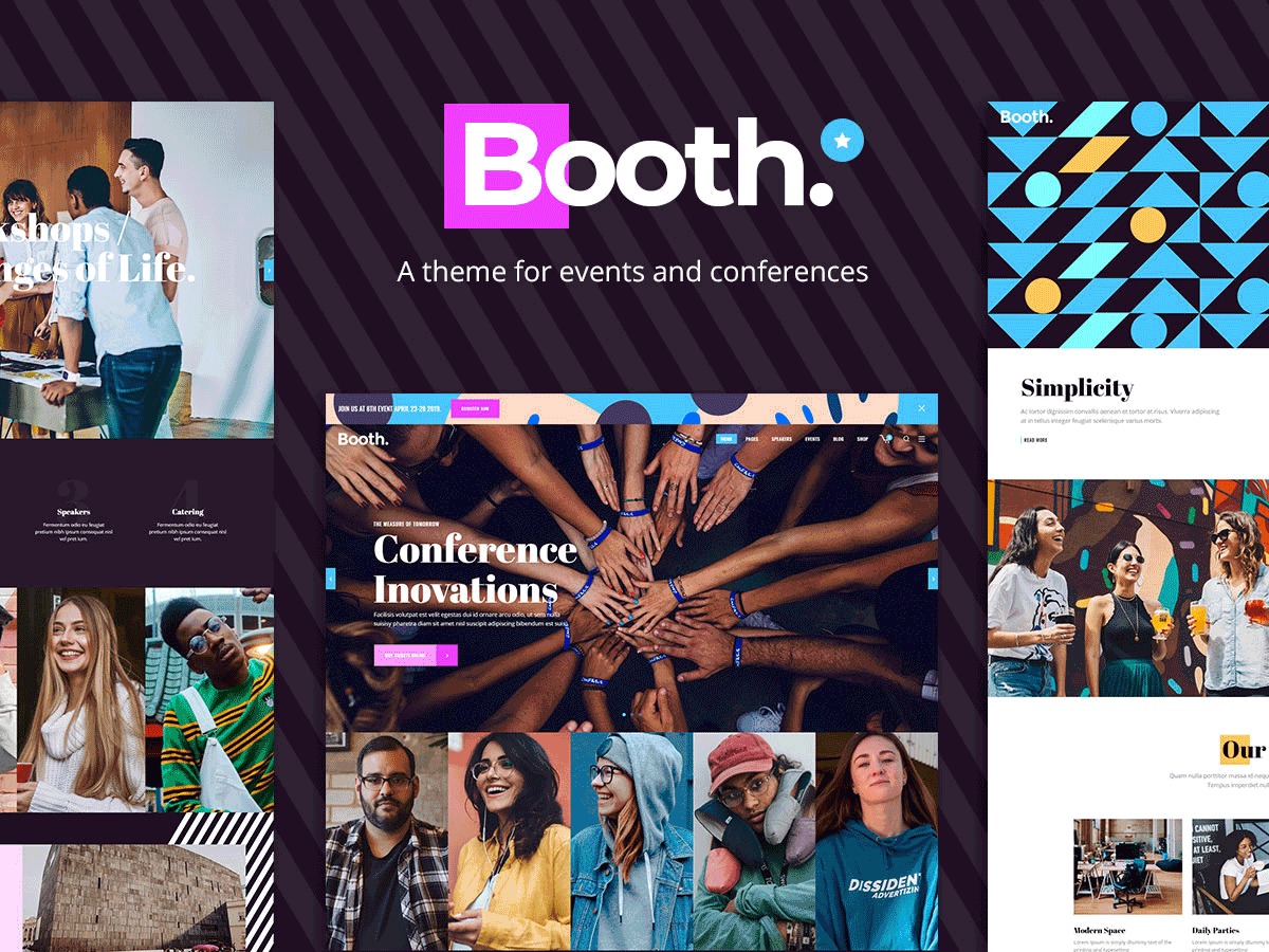 booth WordPress theme booth WordPress theme